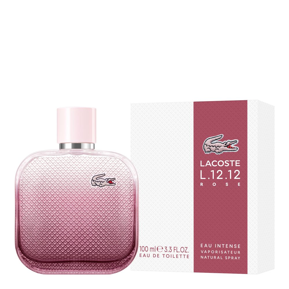 Туалетная вода LACOSTE L.12.12 Rose Eau Intense, 100 мл купить в Минске ...